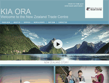 Tablet Screenshot of newzealandtradecentre.com